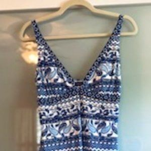 Tommy Bahama Dress,  NBW, SZ SM/Petite, Blue/White
